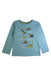A Blue Long Sleeve T Shirts from Mothercare in size 5T for boy. (Front View)