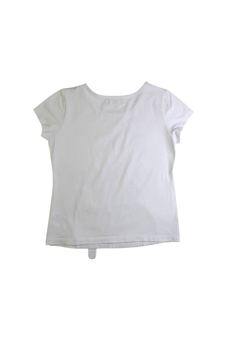 A White Short Sleeve T Shirts from Momonittu in size 8Y for girl. (Back View)