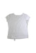 A White Short Sleeve T Shirts from Momonittu in size 8Y for girl. (Back View)