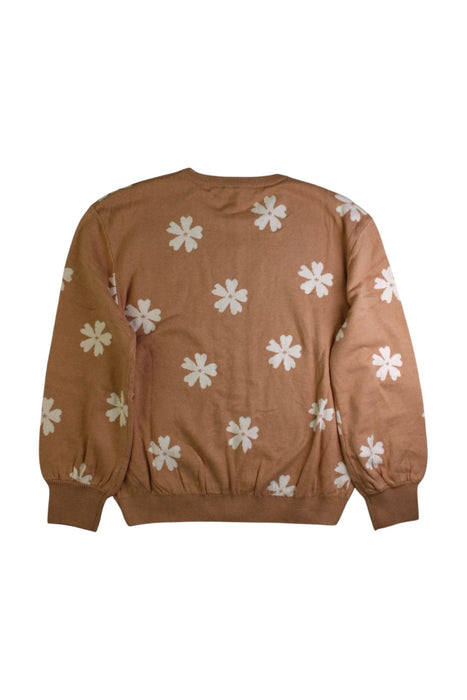A Beige Crewneck Sweatshirts from Chloe in size 12Y for girl. (Back View)