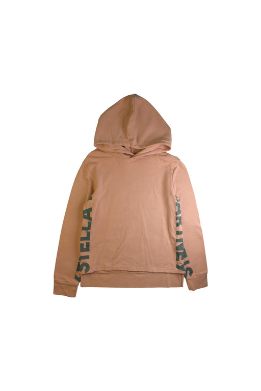 A Peach Hooded Sweatshirts from Stella McCartney in size 12Y for girl. (Front View)