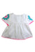 A White Short Sleeve Tops from Jacadi in size 6T for girl. (Back View)
