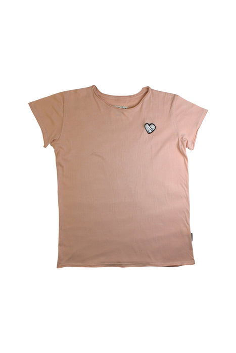 A Peach Short Sleeve T Shirts from Nununu in size 10Y for girl. (Front View)