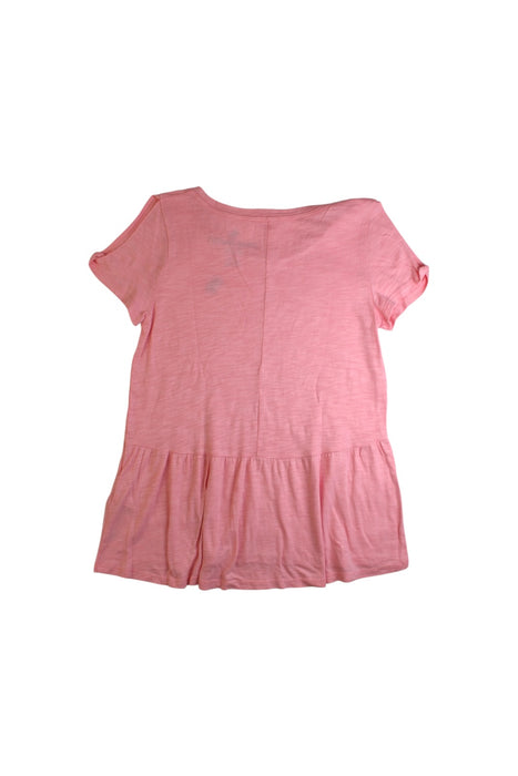 A Pink Short Sleeve Tops from Abercrombie & Fitch in size 11Y for girl. (Back View)