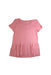 A Pink Short Sleeve Tops from Abercrombie & Fitch in size 11Y for girl. (Back View)
