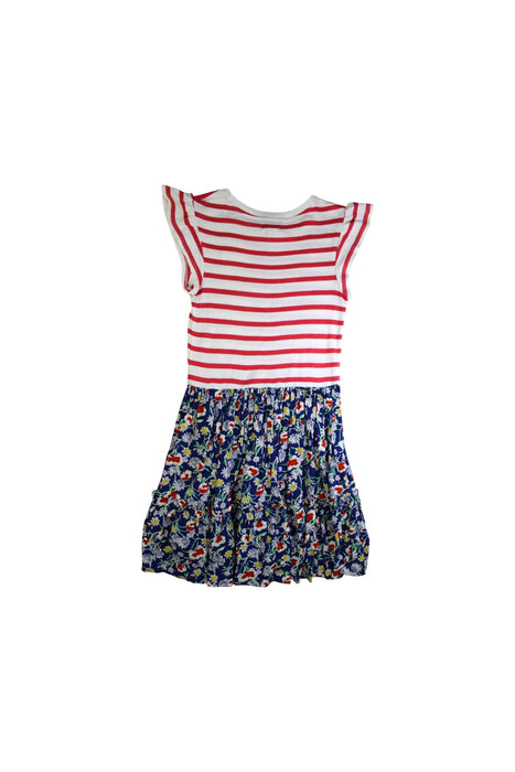 A Red Sleeveless Dresses from Polo Ralph Lauren in size 12Y for girl. (Back View)