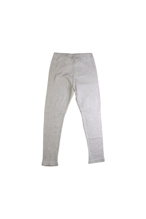 A Grey Leggings from Petit Bateau in size 6T for girl. (Back View)