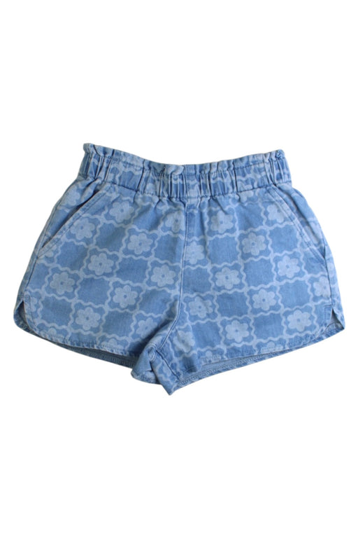 A Blue Shorts from Seed in size 6T for girl. (Front View)