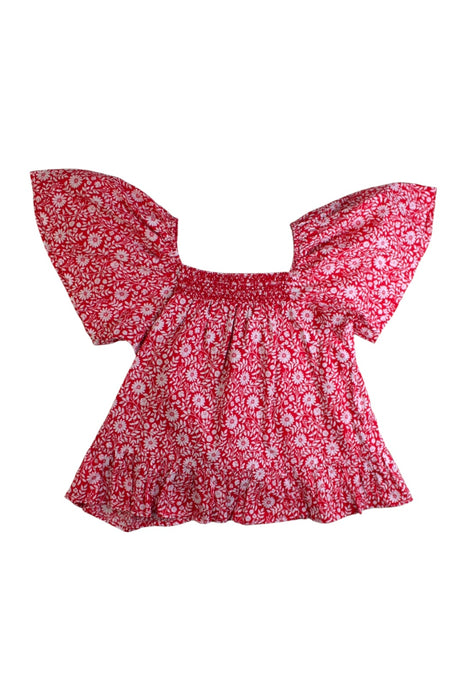 A Red Short Sleeve Tops from Sergent Major in size 6T for girl. (Front View)