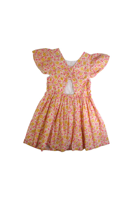 A Pink Short Sleeve Dresses from Sergent Major in size 7Y for girl. (Back View)