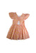 A Pink Short Sleeve Dresses from Sergent Major in size 7Y for girl. (Back View)