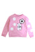 A Pink Crewneck Sweatshirts from Simonetta in size 5T for girl. (Front View)