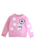 A Pink Crewneck Sweatshirts from Simonetta in size 5T for girl. (Front View)