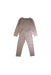 A Pink Pyjama Sets from Petit Bateau in size 6T for girl. (Front View)