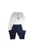 A Navy Pyjama Sets from Petit Bateau in size 12Y for girl. (Front View)