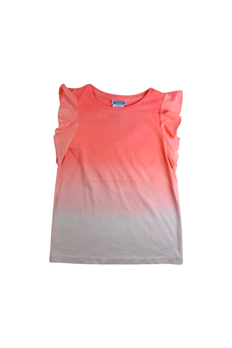 A Orange Sleeveless Tops from Jacadi in size 8Y for girl. (Front View)