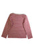 A Pink Long Sleeve T Shirts from Petit Bateau in size 6T for girl. (Back View)