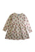 A Beige Long Sleeve Dresses from Petit Bateau in size 6T for girl. (Front View)