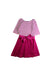A Pink Long Sleeve Dresses from Polo Ralph Lauren in size 6T for girl. (Front View)