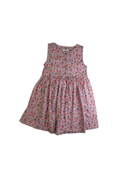 A Pink Sleeveless Dresses from Cath Kids London in size 5T for girl. (Front View)