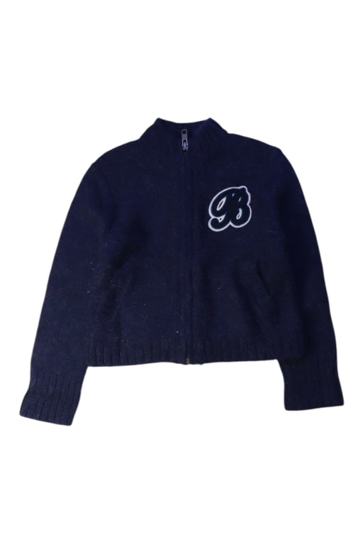 A Navy Zippered Sweatshirts from Bonpoint in size 2T for boy. (Front View)