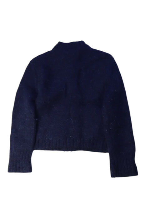 A Navy Zippered Sweatshirts from Bonpoint in size 2T for boy. (Back View)