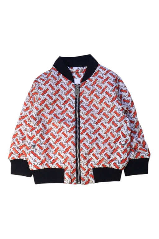 A Red Lightweight Jackets from Burberry in size 12-18M for boy. (Front View)