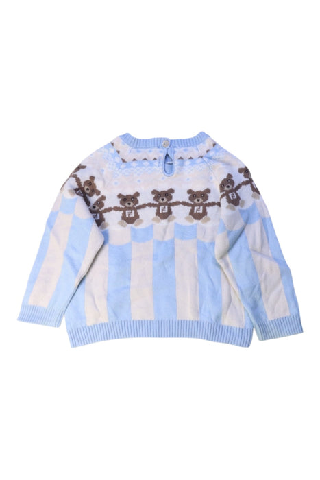 A Blue Knit Sweaters from Fendi in size 3-6M for neutral. (Back View)