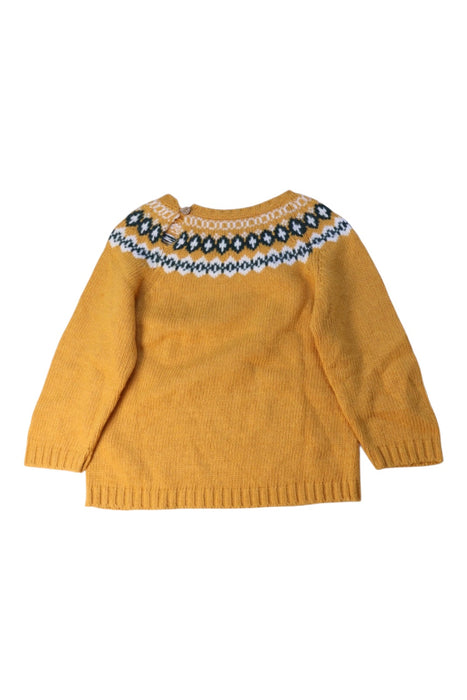 A Yellow Knit Sweaters from MiBONBoN in size 3T for boy. (Back View)