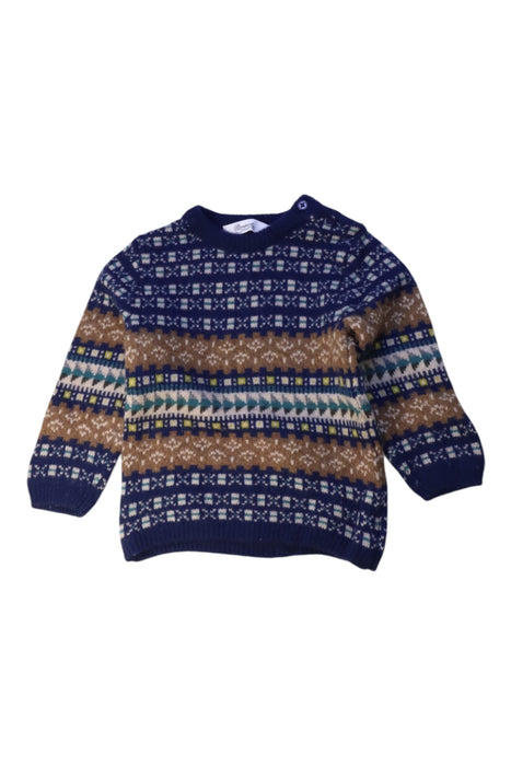 A Multicolour Knit Sweaters from Bonpoint in size 12-18M for boy. (Front View)