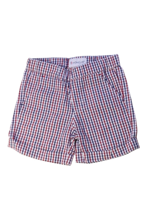 A Red Shorts from Moncler in size 6-12M for boy. (Front View)