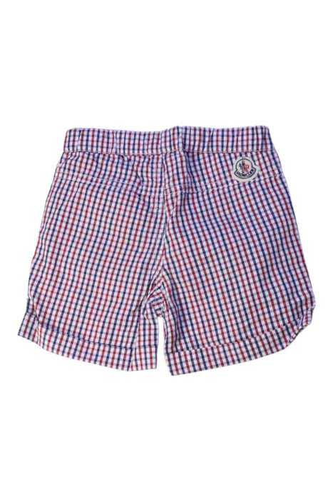 A Red Shorts from Moncler in size 6-12M for boy. (Back View)