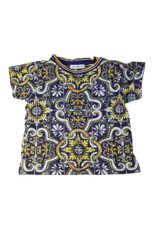 A Multicolour Short Sleeve T Shirts from Dolce & Gabbana in size 12-18M for boy. (Front View)