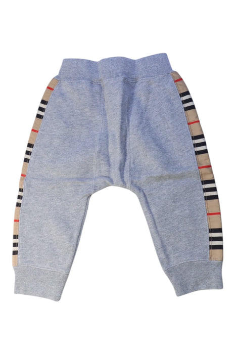 A Blue Sweatpants from Burberry in size 6-12M for boy. (Back View)