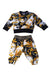 A Black Pants Sets from Young Versace in size 3-6M for neutral. (Front View)
