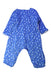 A Blue Long Sleeve Rompers from Petit Bateau in size 12-18M for boy. (Back View)