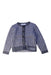 A Grey Cardigans from Dior in size 6-12M for girl. (Front View)