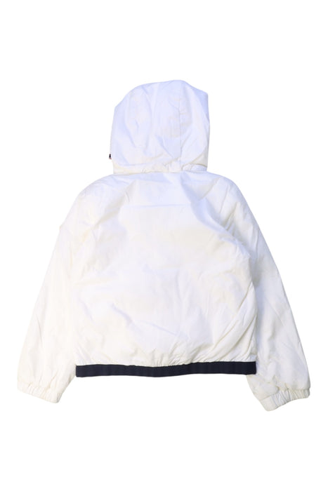 A White Lightweight Jackets from Moncler in size 3T for boy. (Back View)