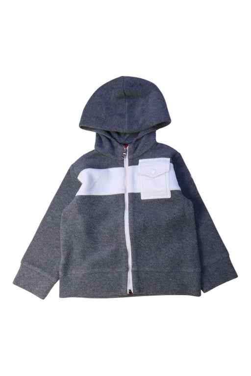 A Grey Hooded Sweatshirts from Moncler in size 18-24M for boy. (Front View)