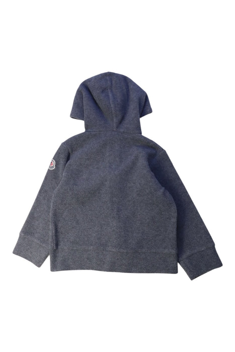 A Grey Hooded Sweatshirts from Moncler in size 18-24M for boy. (Back View)