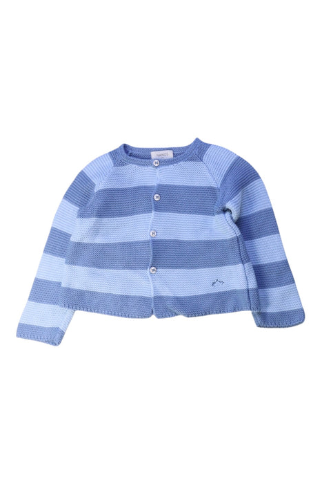 A Blue Cardigans from Nanos in size 2T for neutral. (Front View)