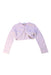 A Ivory Cardigans from Monnalisa in size 12-18M for girl. (Front View)