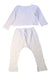 A White Pants Sets from Petit Bateau in size 12-18M for girl. (Back View)