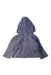 A Navy Hooded Sweatshirts from Petit Bateau in size 12-18M for boy. (Back View)