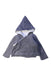 A Blue Hooded Sweatshirts from Petit Bateau in size 12-18M for boy. (Front View)