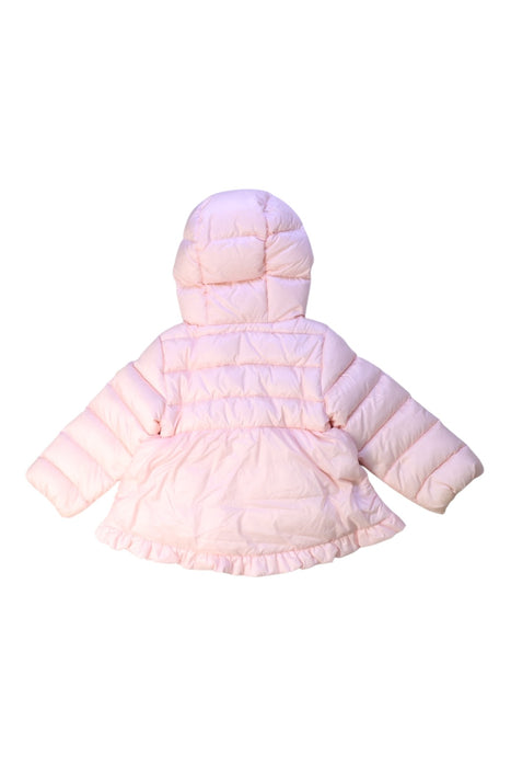 A Pink Puffer/Quilted Coats & Outerwear from Moncler in size 18-24M for girl. (Back View)