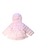 A Pink Puffer/Quilted Coats & Outerwear from Moncler in size 18-24M for girl. (Back View)