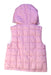 A Pink Outerwear Vests from Moncler in size 12-18M for girl. (Back View)