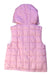 A Pink Outerwear Vests from Moncler in size 12-18M for girl. (Back View)