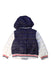 A Navy Puffer/Quilted Jackets from Moncler in size 18-24M for neutral. (Back View)